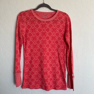 Columbia long sleeve waffle shirt